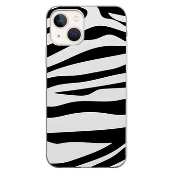 Чохол прозорий Print Zebra для iPhone 13 MINI - ash-mobile.com.ua - фото 1