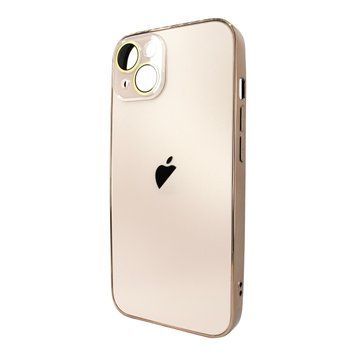 Чехол AG-PC Glass для iPhone 15 Plus Gold - ash-mobile.com.ua - фото 1