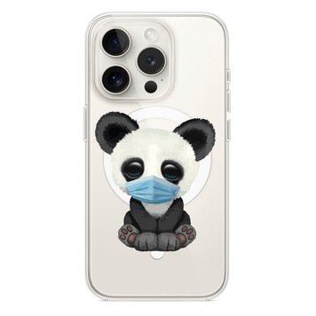 Чохол прозорий Print Animals with MagSafe для iPhone 11 PRO MAX Panda - ash-mobile.com.ua - фото 1