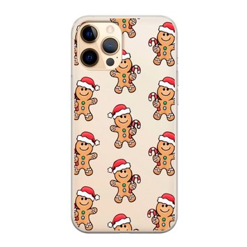 Чохол прозорий Print NEW YEAR для iPhone 13 PRO MAX Сookie Red Hat - ash-mobile.com.ua - фото 1