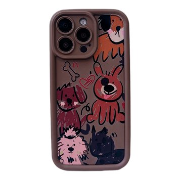 Чохол Pets Case для iPhone 13 PRO Dogs Brown - ash-mobile.com.ua - фото 1