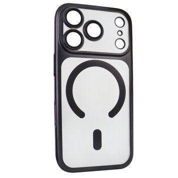 Чехол Titan Frame Matte PC MagSafe Case для iPhone 17 PRO MAX Black