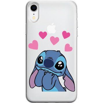 Чохол прозорий Print Monster для iPhone XR Blue Love - ash-mobile.com.ua - фото 1