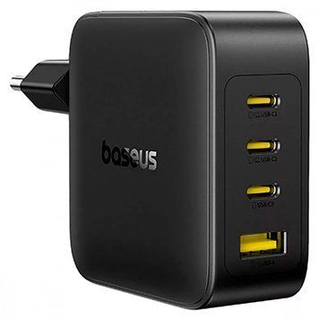 МЗП Baseus EnerFill FH11 GaN 140W (3 Type-C+USB) Black - ash-mobile.com.ua - фото 1