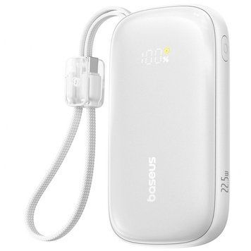 Портативная Батарея Baseus EnerFill Qpow 3 Ultra 22.5W 10000mAh White - ash-mobile.com.ua - фото 1