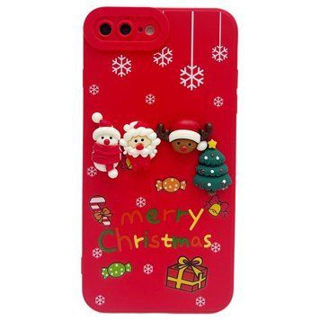 Чехол Merry Christmas Case для iPhone 7 Plus | 8 Plus Red - ash-mobile.com.ua - фото 1