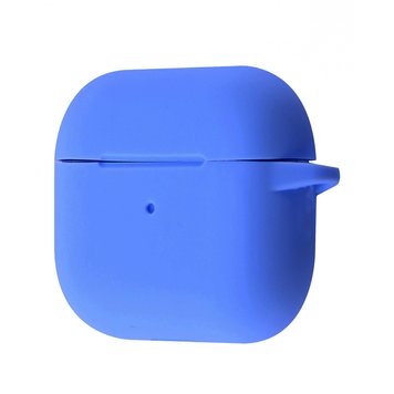 Чехол с микрофиброй для AirPods 1 | 2 Blue - ash-mobile.com.ua - фото 1