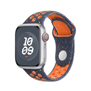 Ремешок Nike Sport Band для Apple Watch 42mm | 44mm | 45mm | 46mm | 49mm Blue Flame - ash-mobile.com.ua - фото 1