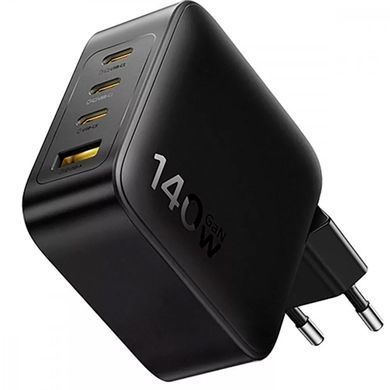 МЗП Baseus EnerFill FH11 GaN 140W (3 Type-C+USB) Black - ash-mobile.com.ua - фото 5