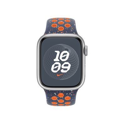 Ремешок Nike Sport Band для Apple Watch 42mm | 44mm | 45mm | 46mm | 49mm Blue Flame - ash-mobile.com.ua - фото 3