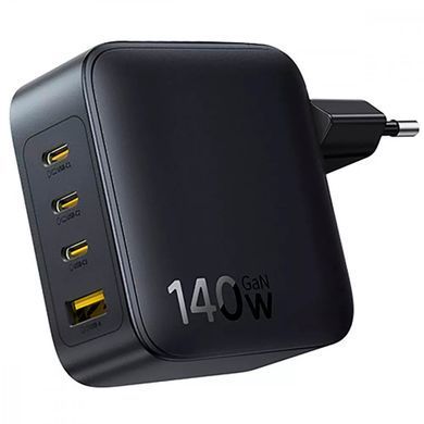 МЗП Baseus EnerFill FH11 GaN 140W (3 Type-C+USB) Black - ash-mobile.com.ua - фото 2