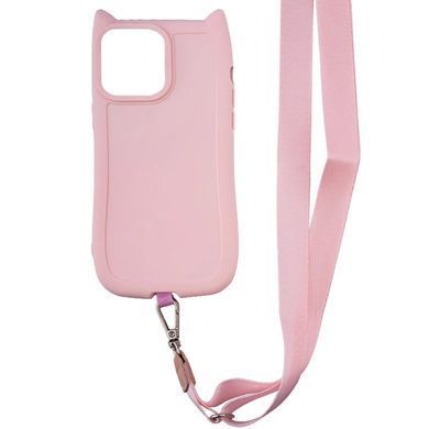 Чохол Cat with Straps для iPhone 16e | 17e Pink - ash-mobile.com.ua - фото 2