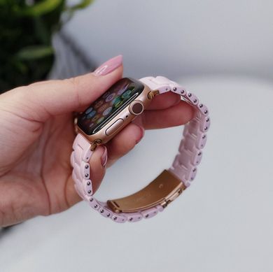 Ремешок Ceramic 3-bead для Apple Watch 42mm | 44mm | 45mm | 46mm | 49mm Белый - ash-mobile.com.ua - фото 3