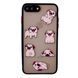 Чехол AVENGER Print для iPhone 7 Plus | 8 Plus Pug Black - ash-mobile.com.ua - фото 1