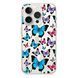 Чохол прозорий Print Butterfly with MagSafe для iPhone 15 PRO Blue/Pink - ash-mobile.com.ua - фото 1