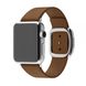Ремінець Modern Buckle Leather для Apple Watch 42/44/45/49 mm Brown/Silver