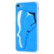 Чехол Sneakers Brand Case (TPU) для iPhone 7 | 8 | SE 2 | SE 3 Кроссовок Blue-White