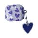 Чехол Jelly для AirPods 3 Hearts Purple