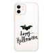 Чохол прозорий Print Halloween with MagSafe для iPhone 12 | 12 PRO Happy Halloween купити