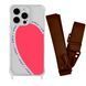 Чехол прозрачный с ремешком Print Mood swings для iPhone 11 PRO MAX Heart Amor/Brown