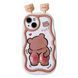 Чохол Soft Animal для iPhone 15 Bear Brown - ash-mobile.com.ua - фото 1