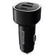 Автомобильное ЗУ Proove Flash 60W (2 Type-C + USB) Black