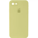 Чохол Silicone Case FULL+Camera Square для iPhone 7 | 8 | SE 2 | SE 3 Mellow Yellow