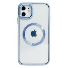 Чохол Matte Frame MagSafe для iPhone 11 Sierra Blue купити
