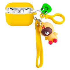 Чохол Cute Charm для AirPods PRO Bear/Duck Yellow