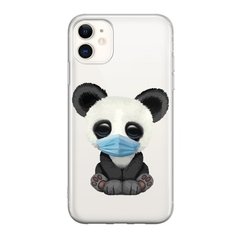 Чохол прозорий Print Animals для iPhone 12 MINI Panda купити