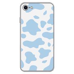 Чехол прозрачный Print Animal Blue для iPhone 7 | 8 | SE 2 | SE 3 Cow купить