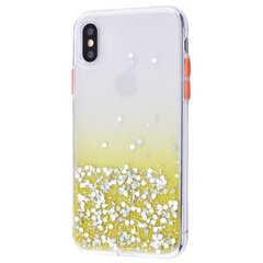 Чехол Confetti Glitter Case для iPhone X | XS Yellow купить