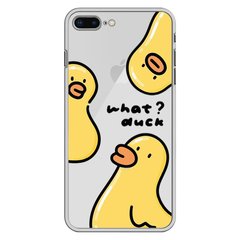 Чохол прозорий Print Duck для iPhone 7 Plus | 8 Plus Duck What? купити