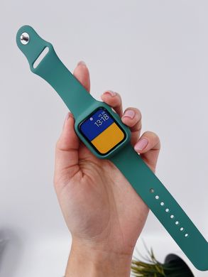 Ремінець Silicone Full Band для Apple Watch 44 mm Electrik Pink