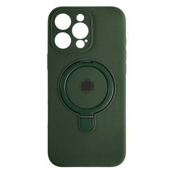 Чехол Silicone Case with Ring Stand Full Camera для iPhone 16 PRO MAX Cypress - ash-mobile.com.ua - фото 1