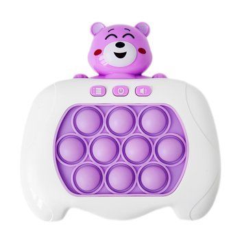 Портативна гра Pop-it Speed Push Game Purple Bear/Orange - ash-mobile.com.ua - фото 1