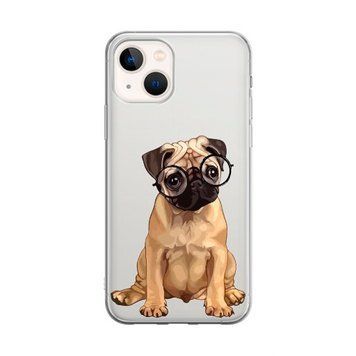 Чохол прозорий Print Dogs для iPhone 17 Glasses Pug