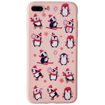 Чохол WAVE Fancy Case для iPhone 7 Plus | 8 Plus Penguin Pink Sand - ash-mobile.com.ua - фото 1