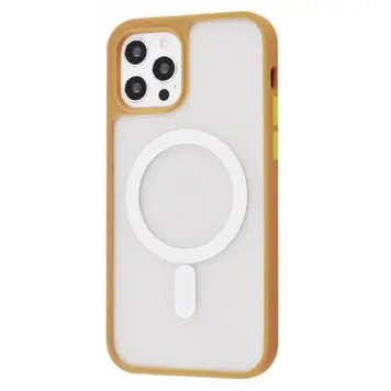 Чохол Avenger Matte Case with MagSafe для iPhone 12 | 12 PRO Gold - ash-mobile.com.ua - фото 1