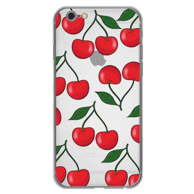 Чохол прозорий Print Cherry Land для iPhone 6 | 6s Big Cherry купити