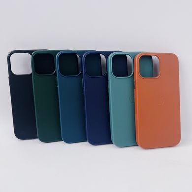 Чохол ECO Leather Case with MagSafe для iPhone 13 PRO MAX Blue - ash-mobile.com.ua - фото 4