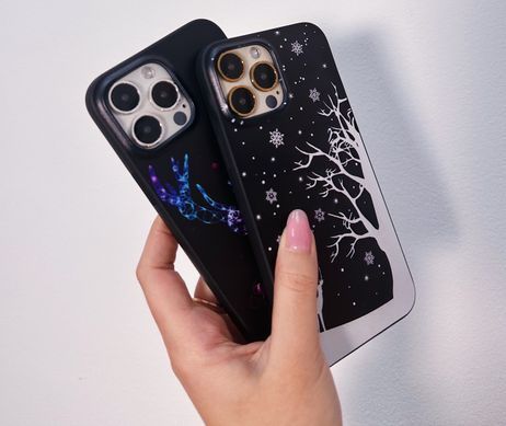 Чохол Silicone New Year для iPhone 15 PRO MAX Happy Deer - ash-mobile.com.ua - фото 2