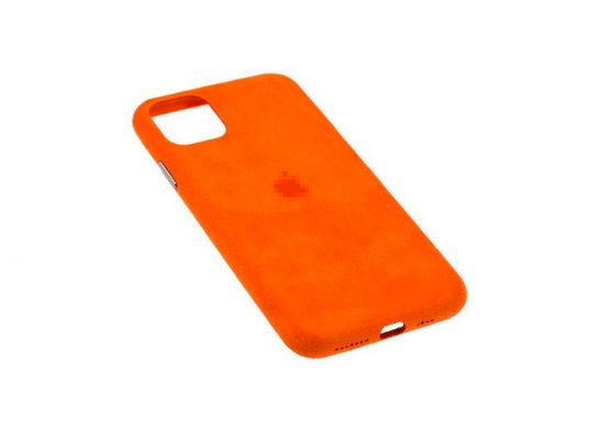 Чохол Alcantara Full для iPhone 12 | 12 PRO Orange - ash-mobile.com.ua - фото 3