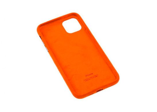 Чохол Alcantara Full для iPhone 12 | 12 PRO Orange - ash-mobile.com.ua - фото 2