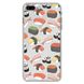 Чохол прозорий Print FOOD для iPhone 7 Plus | 8 Plus Sushi купити