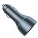Автомобільний ЗП Proove Super Charge 130W (2 Type-C + USB) Metal Gray
