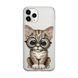 Чехол прозрачный Print Animals для iPhone 16 PRO MAX Cat - ash-mobile.com.ua - фото 1
