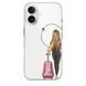 Чохол прозорий Print Adventure Girls для iPhone 17 Air Pink Bag