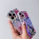 Чохол гальванічний з 3D ефектом для iPhone 14 PRO MAX Blue