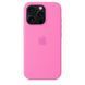 Чехол Silicone Case with MagSafe OEM для iPhone 16 PRO Peony